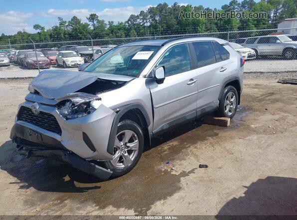 4T3RWRFV1RU137325 2024 TOYOTA RAV4 HYBRID Silver წინა მარცხენა ხედი სამი მეოთხედიდან