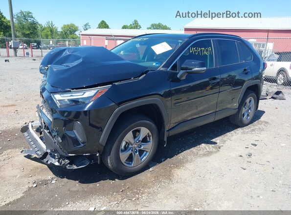 4T3RWRFV1RU148843 2024 TOYOTA RAV4 HYBRID Black წინა მარცხენა ხედი სამი მეოთხედიდან