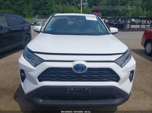 4T3RWRFV2MU016912 2021 TOYOTA RAV4 HYBRID White Вид задньої частини салону