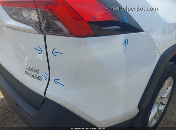 4T3RWRFV2MU016912 2021 TOYOTA RAV4 HYBRID White 