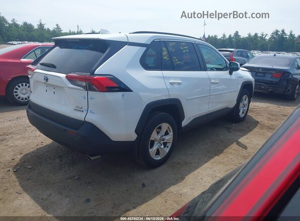 4T3RWRFV2MU016912 2021 TOYOTA RAV4 HYBRID White Задня права чверть
