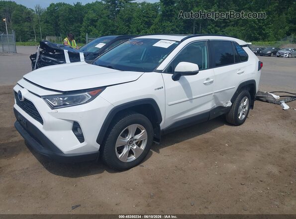 4T3RWRFV2MU016912 2021 TOYOTA RAV4 HYBRID White Передня ліва чверть
