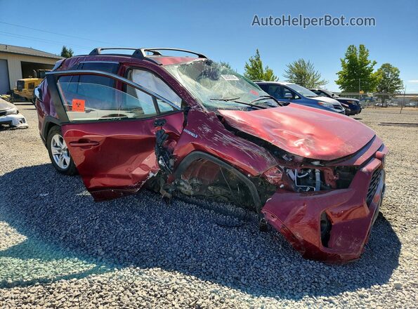 4T3RWRFV2MU047982 2021 TOYOTA RAV4 Burgundy წინა მარჯვენა