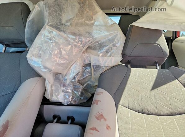 4T3RWRFV2MU047982 2021 TOYOTA RAV4 Burgundy უკანა სავარძლების ხედი