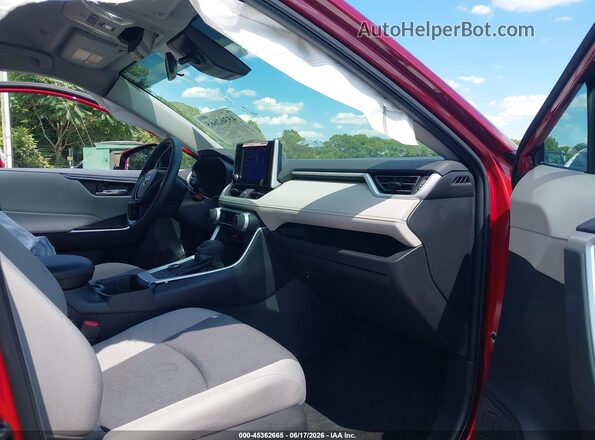 4T3RWRFV2RU142551 2024 TOYOTA RAV4 HYBRID Red Widok wnętrza z przodu