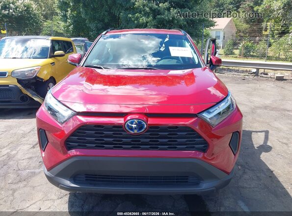 4T3RWRFV2RU142551 2024 TOYOTA RAV4 HYBRID Red Widok zestawu wskaźników