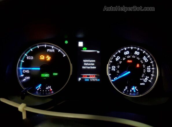 4T3RWRFV3NU068275 2022 TOYOTA RAV4 Silver ხელსაწყოთა პანელის ხედი