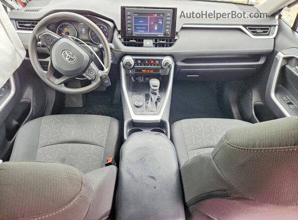 4T3RWRFV4MU023084 2021 TOYOTA RAV4 White Widok deski rozdzielczej