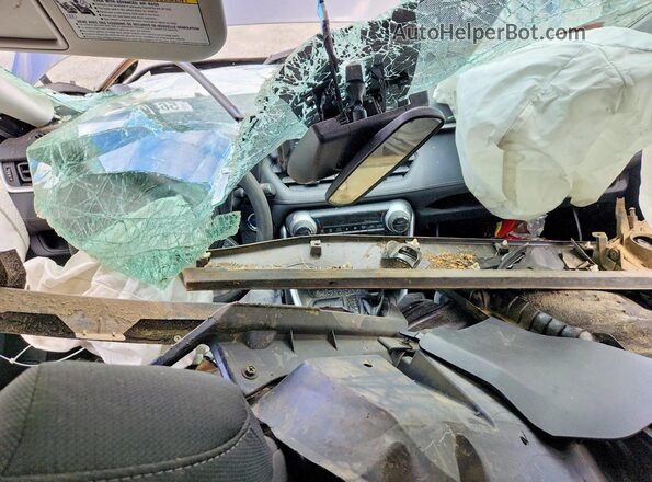 4T3RWRFV4MU033114 2021 TOYOTA RAV4 Серебряный Вид панели приборов