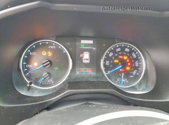 4T3RWRFV5MU025488 2021 TOYOTA RAV4 Red Սարքավորումների վահանակի տեսք