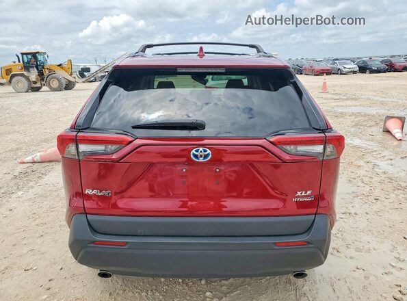 4T3RWRFV5PU092953 2023 TOYOTA RAV4 Red უკანა ხედი