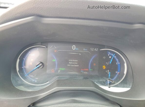 4T3RWRFV5PU092953 2023 TOYOTA RAV4 Red ხელსაწყოთა პანელის ხედი