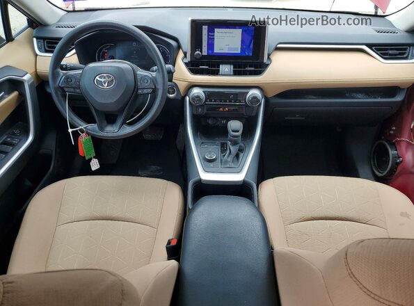 4T3RWRFV5PU092953 2023 TOYOTA RAV4 Red წინა პანელის ხედი