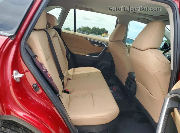 4T3RWRFV5PU092953 2023 TOYOTA RAV4 Red უკანა სალონის ხედი