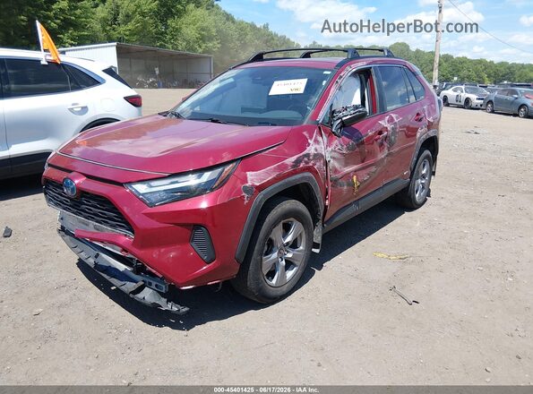 4T3RWRFV5PU100369 2023 TOYOTA RAV4 HYBRID Красный Передняя левая четверть