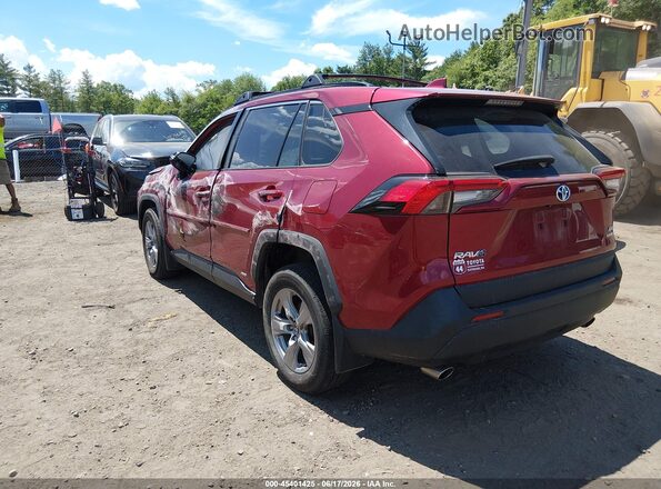 4T3RWRFV5PU100369 2023 TOYOTA RAV4 HYBRID Красный Задняя левая четверть