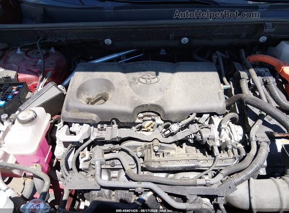 4T3RWRFV5PU100369 2023 TOYOTA RAV4 HYBRID Красный Вид сзади