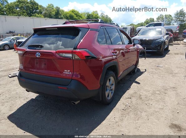 4T3RWRFV5PU100369 2023 TOYOTA RAV4 HYBRID Красный Задняя правая четверть