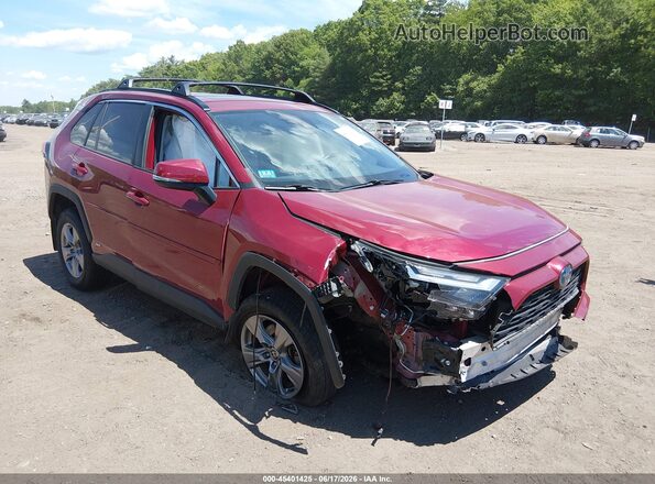 4T3RWRFV5PU100369 2023 TOYOTA RAV4 HYBRID Красный Панорамный вид салона 360°
