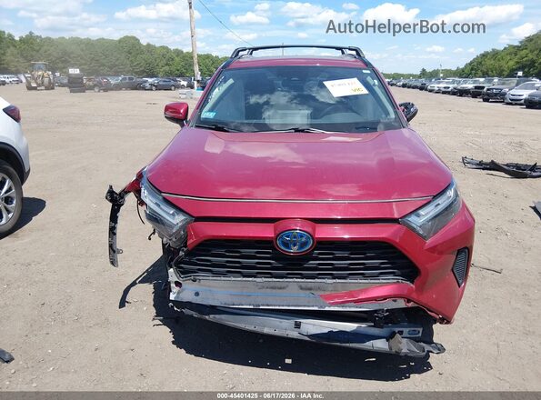 4T3RWRFV5PU100369 2023 TOYOTA RAV4 HYBRID Красный Вид задней части салона