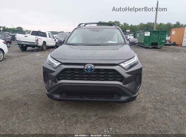 4T3RWRFV5RU110323 2024 TOYOTA RAV4 HYBRID Gray Instrument cluster view
