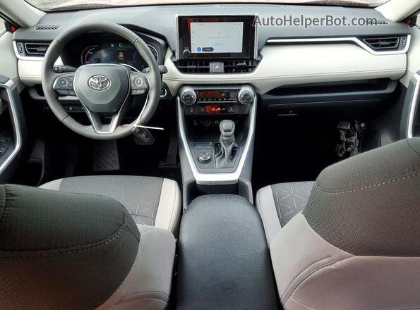 4T3RWRFV5SU206989 2025 TOYOTA RAV Red Dashboard view