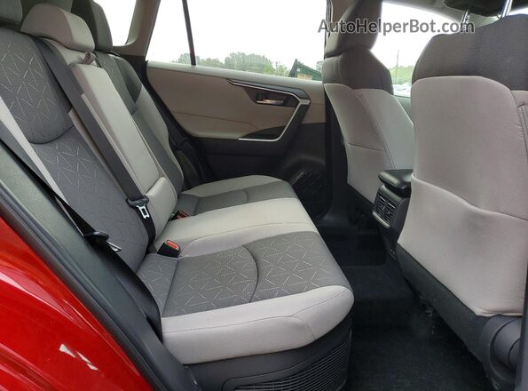 4T3RWRFV5SU206989 2025 TOYOTA RAV Red Rear seats view