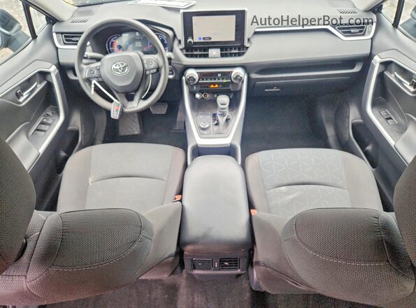 4T3RWRFV6SU176482 2025 TOYOTA RAV4 Black Dashboard view