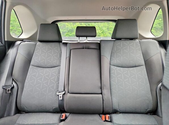 4T3RWRFV6SU176482 2025 TOYOTA RAV4 Black Rear seats view