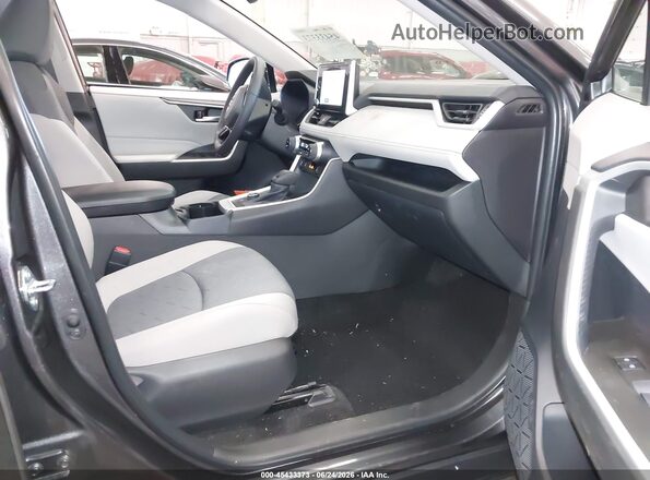 4T3RWRFV6SU216172 2025 TOYOTA RAV4 HYBRID Gray Front interior view