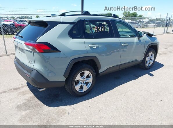 4T3RWRFV7MU014878 2021 TOYOTA RAV4 HYBRID Gray Rear right