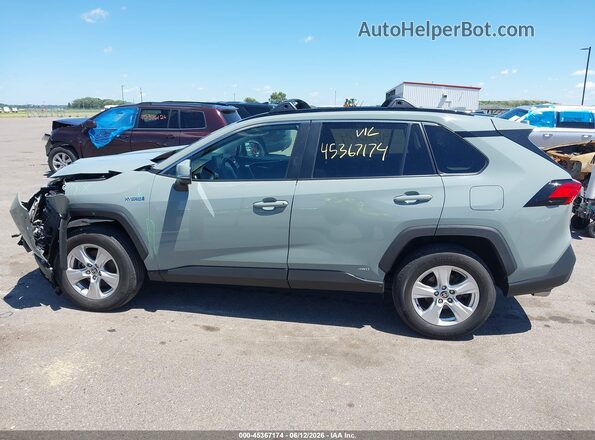 4T3RWRFV7MU014878 2021 TOYOTA RAV4 HYBRID Gray 