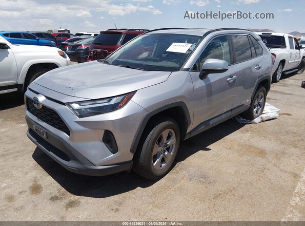4T3RWRFV7NU052578 2022 TOYOTA RAV4 HYBRID Silver Przód lewy