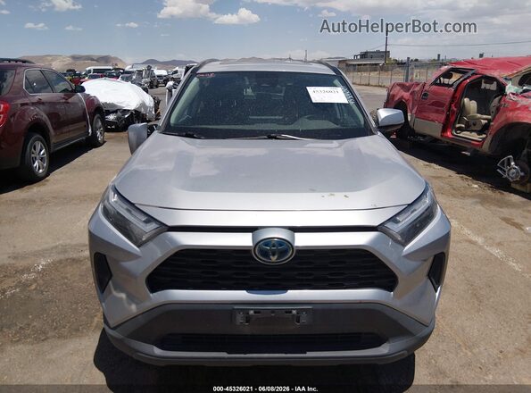 4T3RWRFV7NU052578 2022 TOYOTA RAV4 HYBRID Silver Widok zestawu wskaźników
