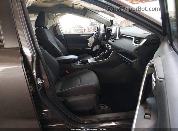 4T3RWRFV7RU112817 2024 TOYOTA RAV4 HYBRID Gray Вид салону спереду