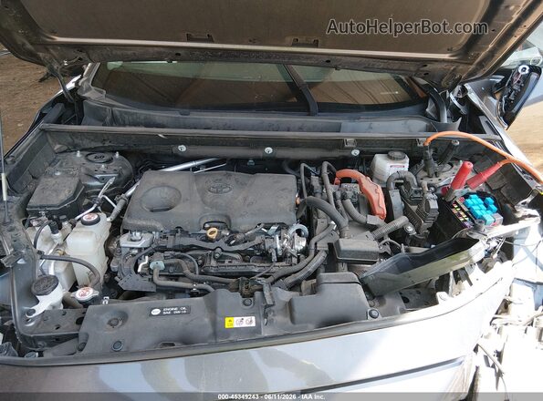 4T3RWRFV7RU112817 2024 TOYOTA RAV4 HYBRID Gray Вид ззаду