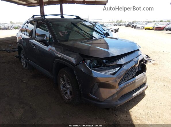 4T3RWRFV7RU112817 2024 TOYOTA RAV4 HYBRID Gray Вид спереду