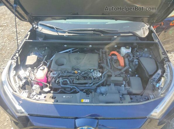4T3RWRFV7RU155103 2024 TOYOTA RAV4 Blue ძრავის განყოფილების ხედი