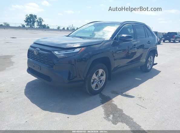 4T3RWRFV7SU166012 2025 TOYOTA RAV4 HYBRID Black Передня ліва чверть