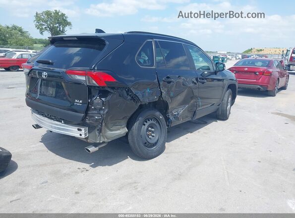 4T3RWRFV7SU166012 2025 TOYOTA RAV4 HYBRID Black Задня права чверть