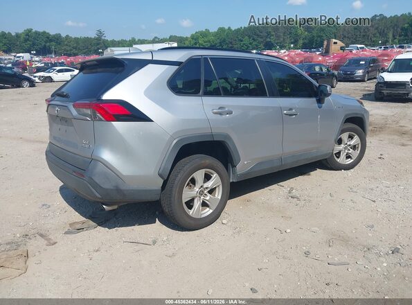 4T3RWRFV8MU033438 2021 TOYOTA RAV4 HYBRID Silver Trasero derecho