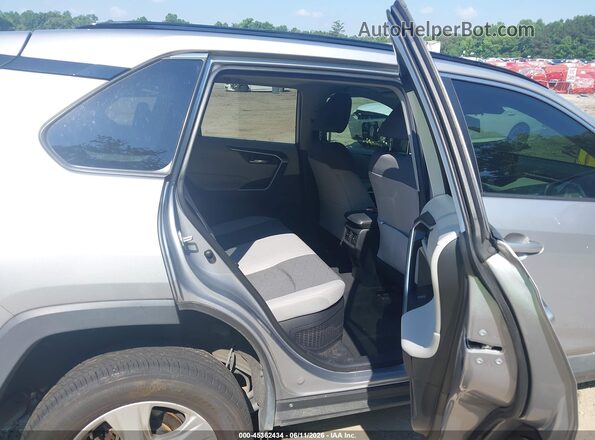 4T3RWRFV8MU033438 2021 TOYOTA RAV4 HYBRID Silver Vista de la etiqueta del VIN