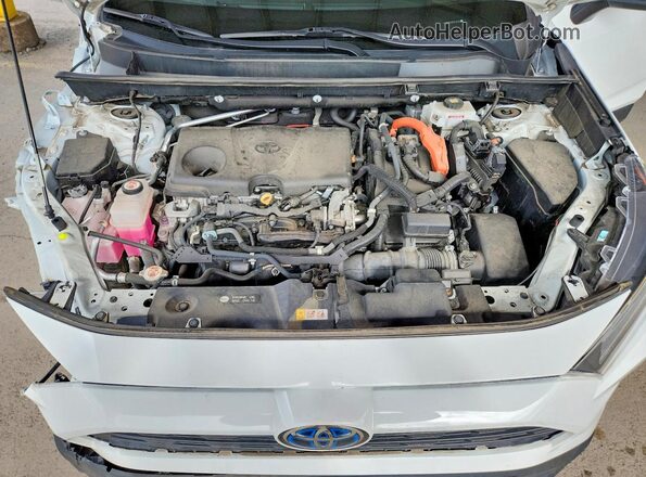 4T3RWRFV8MU046139 2021 TOYOTA RAV4 White Շարժիչի բաժամունքի տեսք