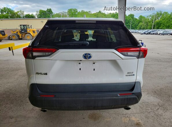 4T3RWRFV8MU046139 2021 TOYOTA RAV4 White Հետևի տեսք