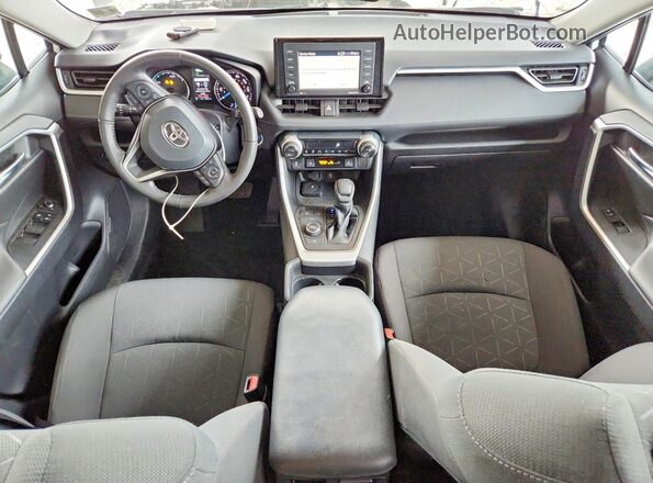 4T3RWRFV8MU046139 2021 TOYOTA RAV4 White Առջևի վահանակի տեսք