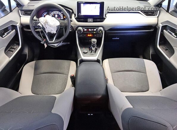 4T3RWRFV8RU121980 2024 TOYOTA RAV4 Gray Dashboard view