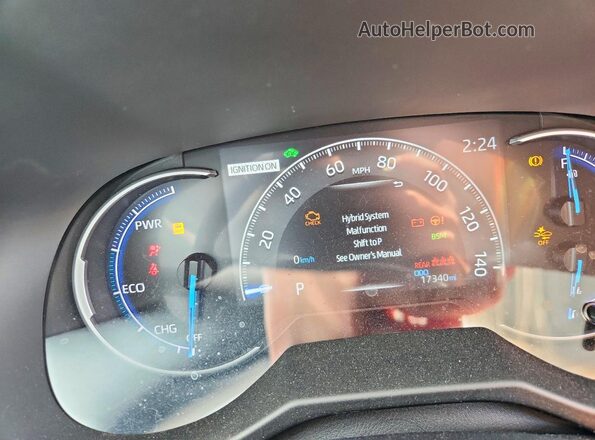 4T3RWRFV8SU178069 2025 TOYOTA RAV4 Silver Սարքավորումների վահանակի տեսք