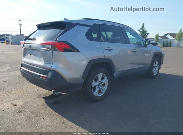 4T3RWRFV9MU038454 2021 TOYOTA RAV4 HYBRID Silver Rear right