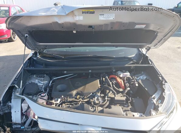 4T3RWRFV9MU038454 2021 TOYOTA RAV4 HYBRID Silver Rear view