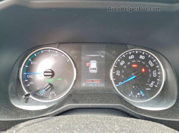 4T3RWRFV9NU066174 2022 TOYOTA RAV4 Green ხელსაწყოთა პანელის ხედი